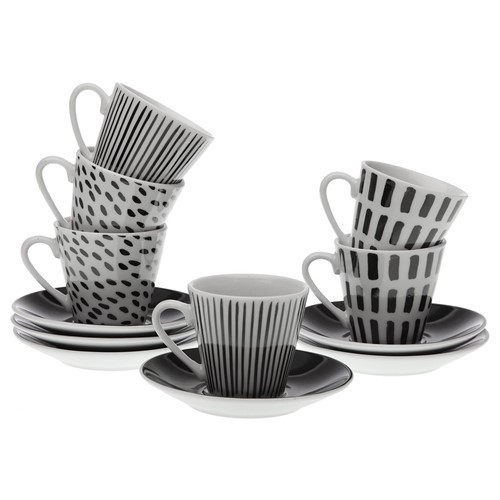 SET 6 TAZAS CAFE VERSA SARAH C/PLATOS